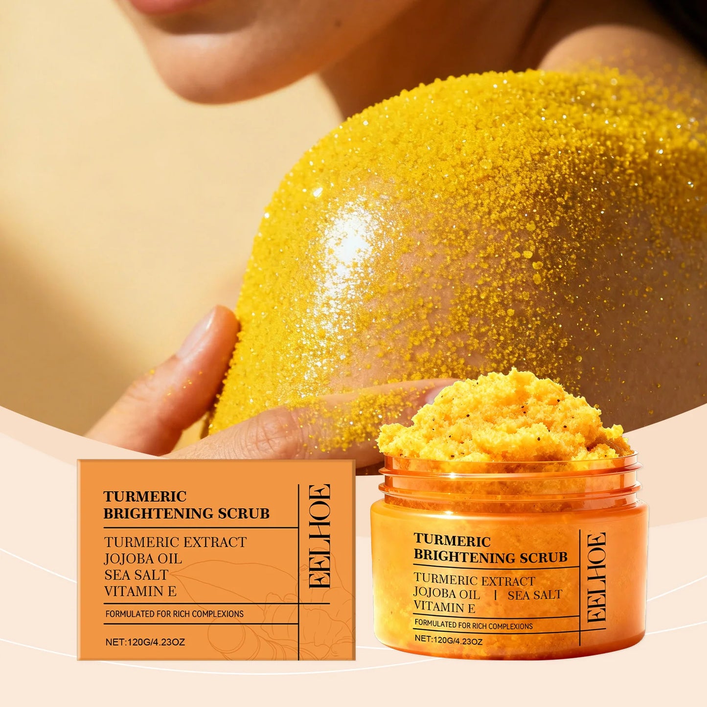 Scrub alla Curcuma — Pelle Idratata, Morbida e Luminosa