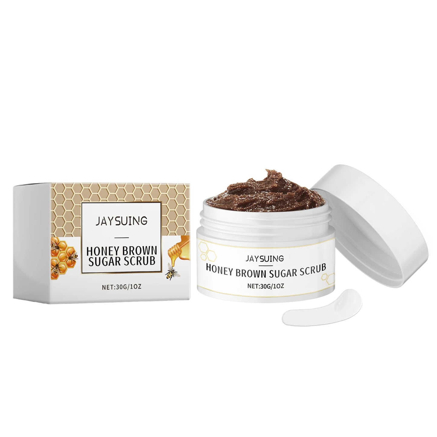 Scrub Viso al Miele e Zucchero di Canna — Pelle Liscia e Pori Invisibili