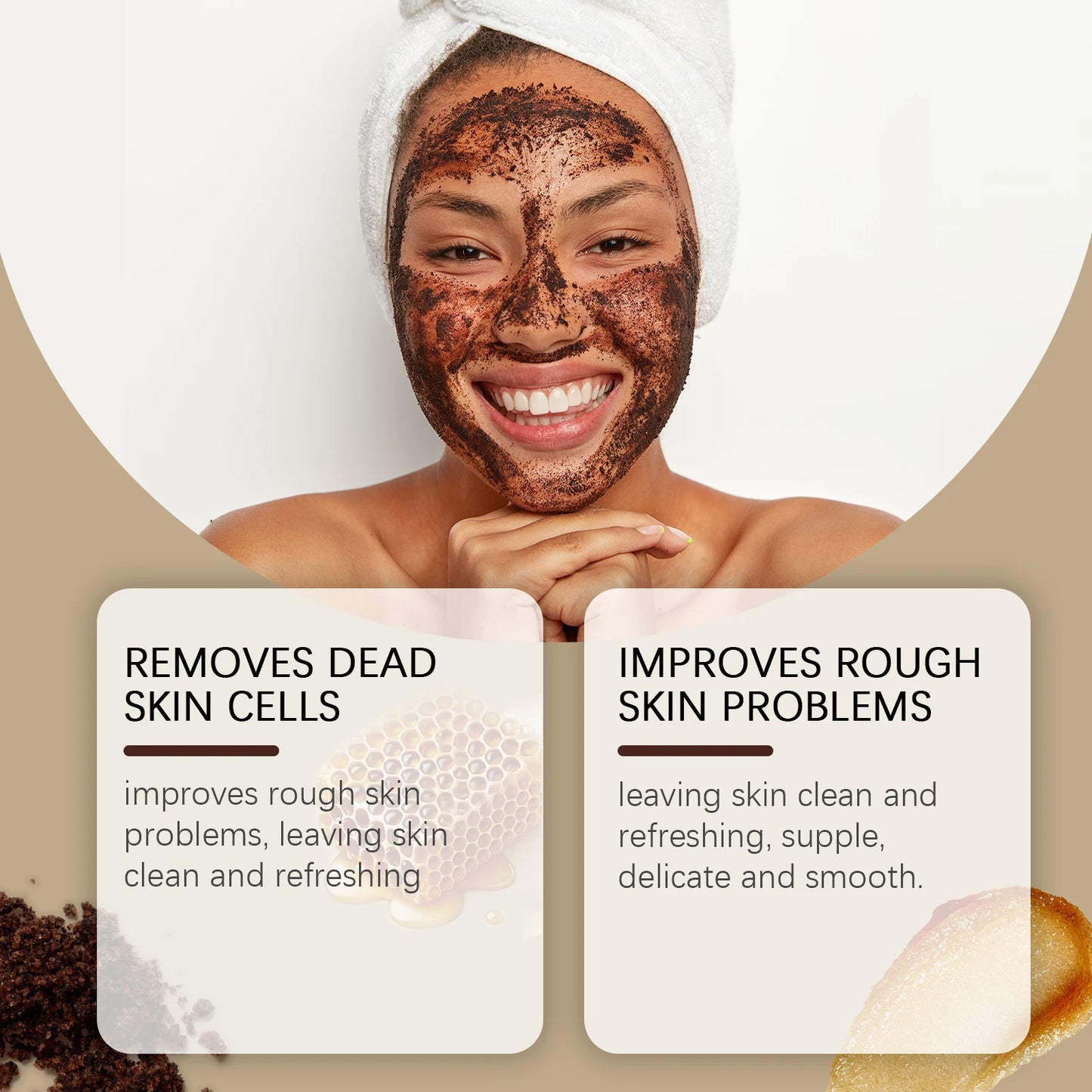 Scrub Viso al Miele e Zucchero di Canna — Pelle Liscia e Pori Invisibili