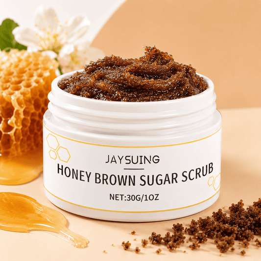 Scrub Viso al Miele e Zucchero di Canna — Pelle Liscia e Pori Invisibili