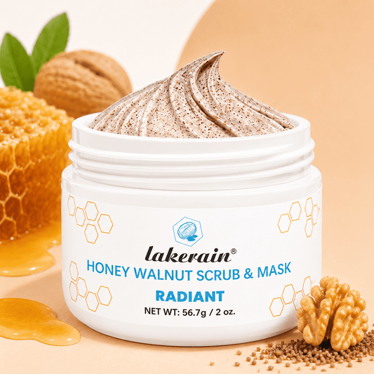 Scrub e Maschera Viso al Miele e Noce — Esfoliante Naturale che Illumina e Nutre