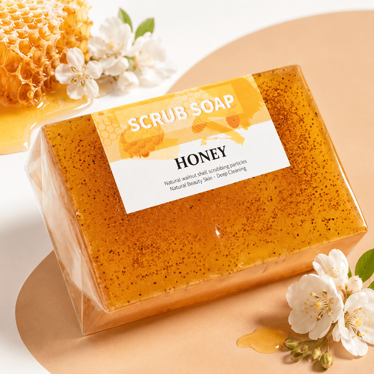Sapone Artigianale al Miele e Noce — Pulizia Profonda e Naturale per Viso