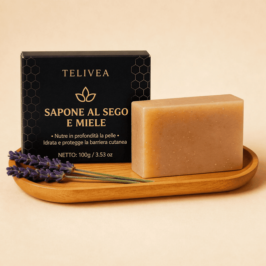 Il Sapone dell'Uomo — Sego e Miele Grezzo