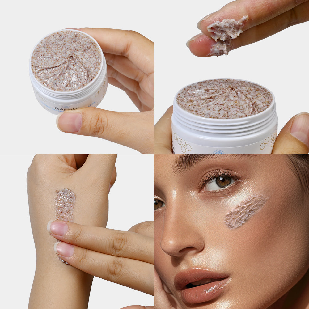 Scrub e Maschera Viso al Miele e Noce — Esfoliante Naturale che Illumina e Nutre